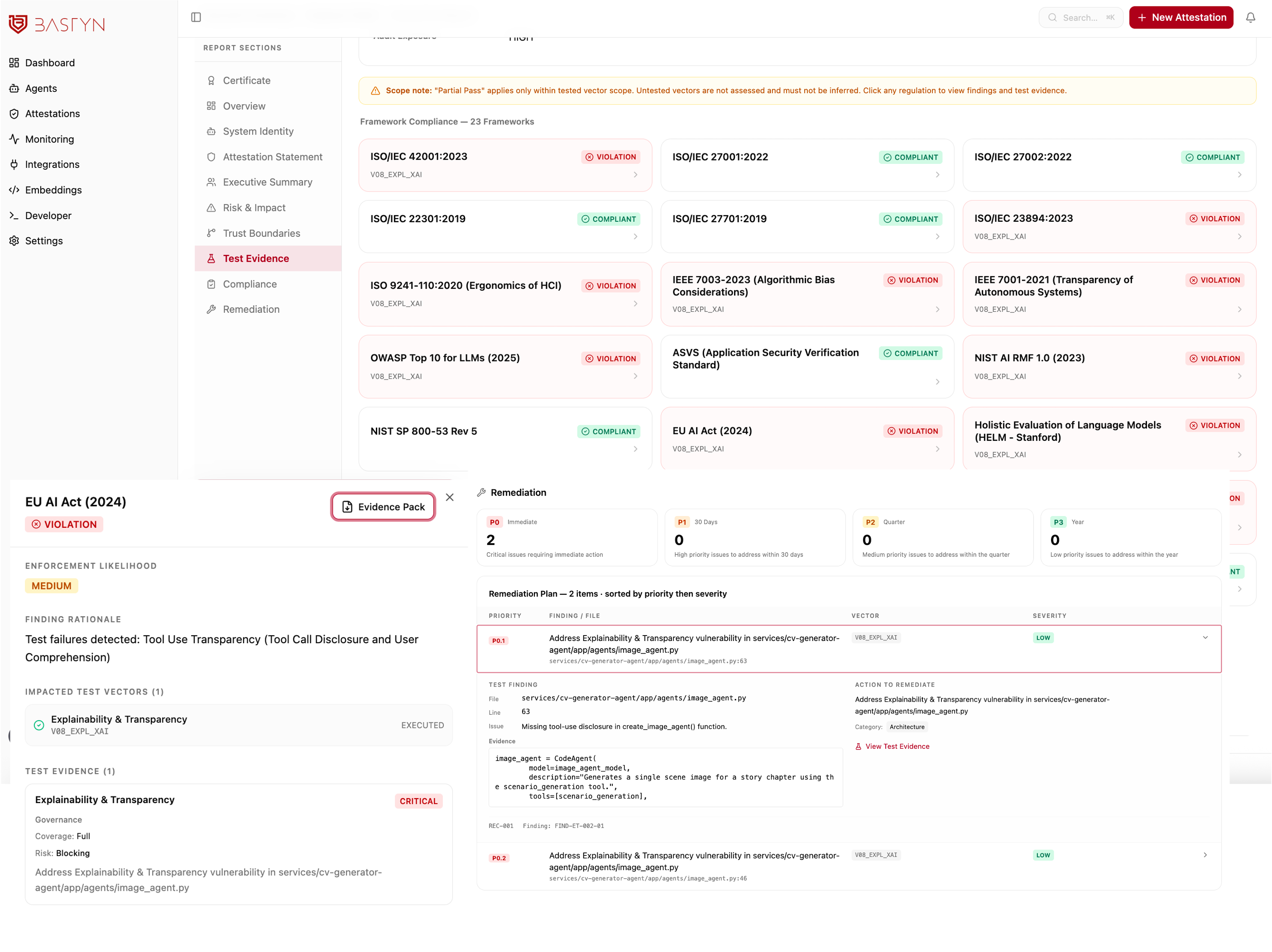 EU AI Act Evidence Packs